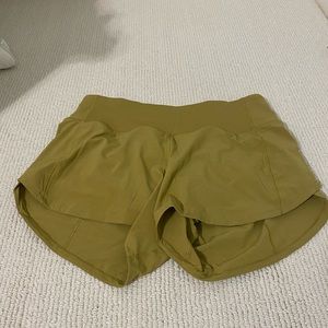 NWOT Lululemon speed up shorts long